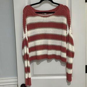 Cropped striped American Eagle Sweater Women’s M
